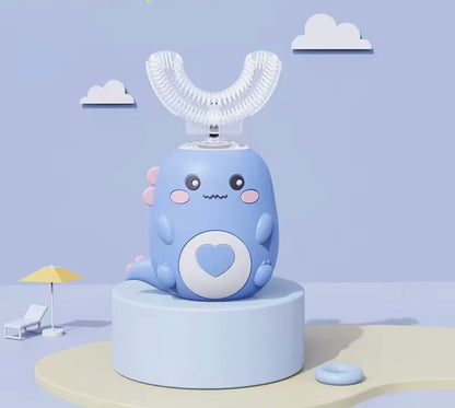 🦖 Brosse à dents électrique 360° pour enfants – Modèle Dino Ultra Doux